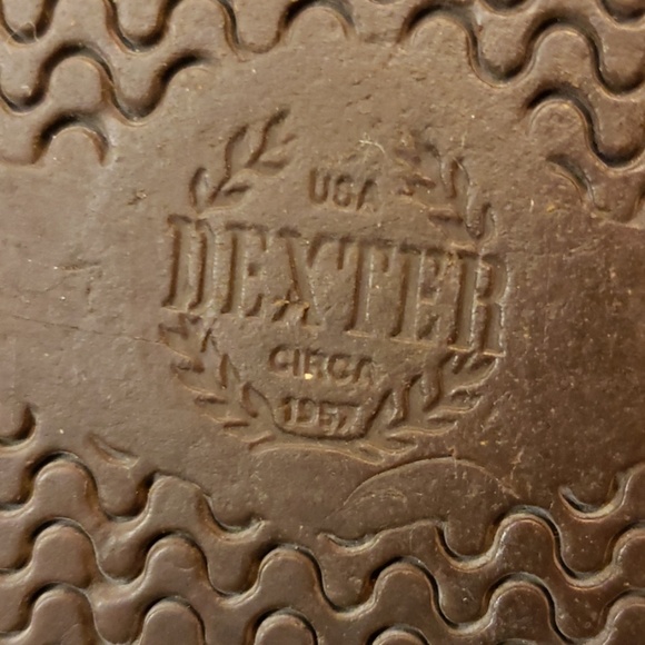 DEXTER USA MEN'S BURGUNDY SHOES SZ 10 M - Picture 8 of 8